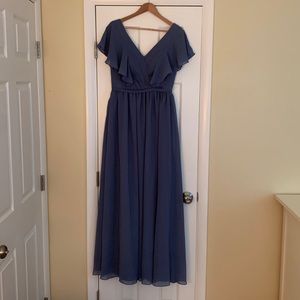 Slate Blue JJ’s House Bridesmaid Dress